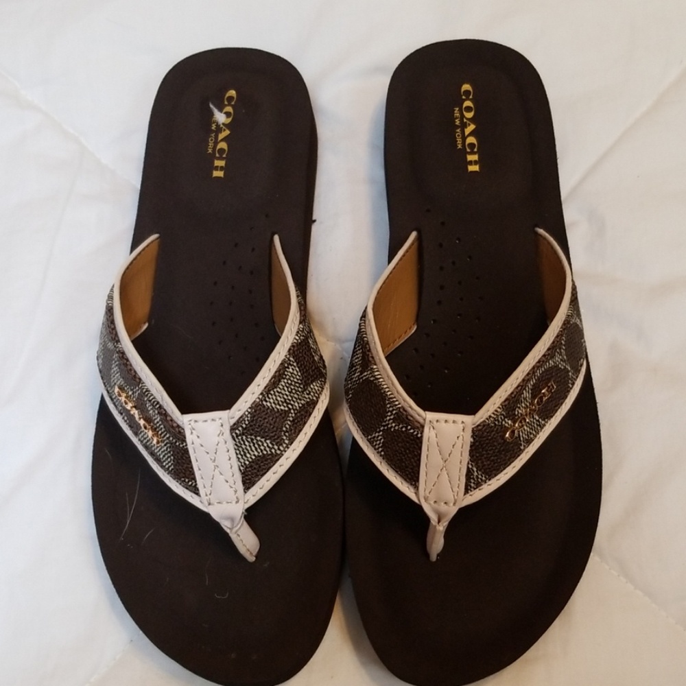 Coach Flip Flops